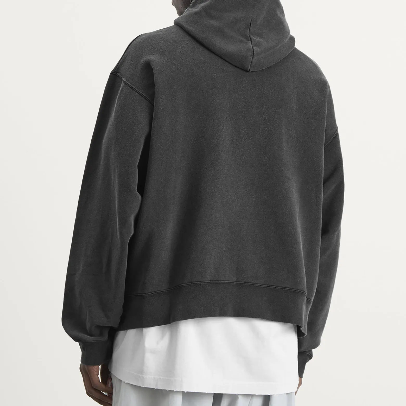 Balenciaga Washed Crayon Logo Oversized Hoodie