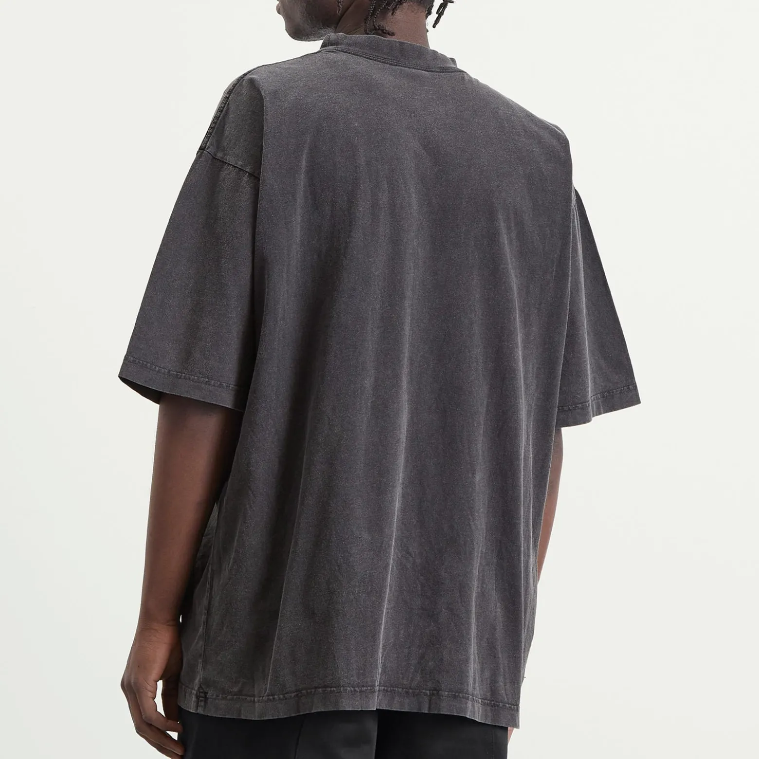 Balenciaga Washed Crayon Logo Fit T-Shirt