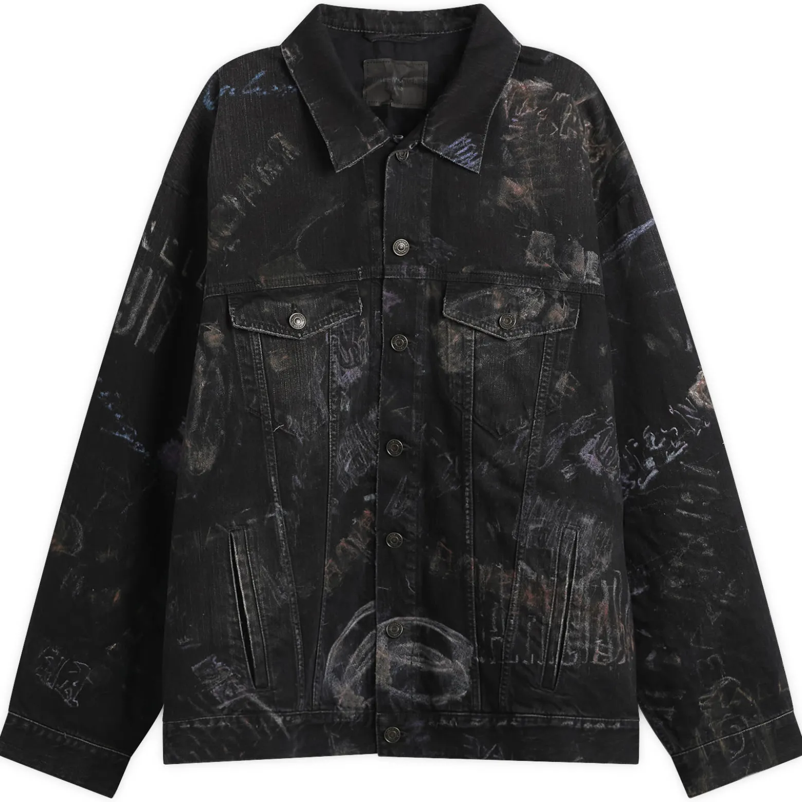 Balenciaga Washed Crayon Oversized Jacket