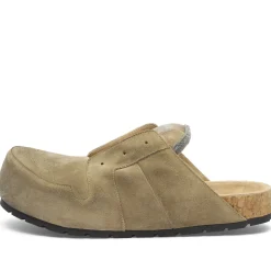 Balenciaga Worn Out Suede Mule