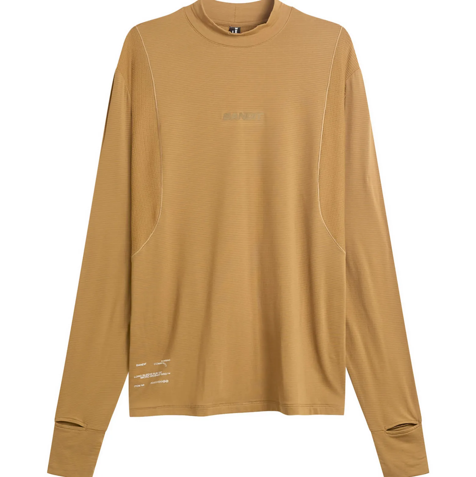 Bandit Men's Aura Grid Mockneck Long Sleeve