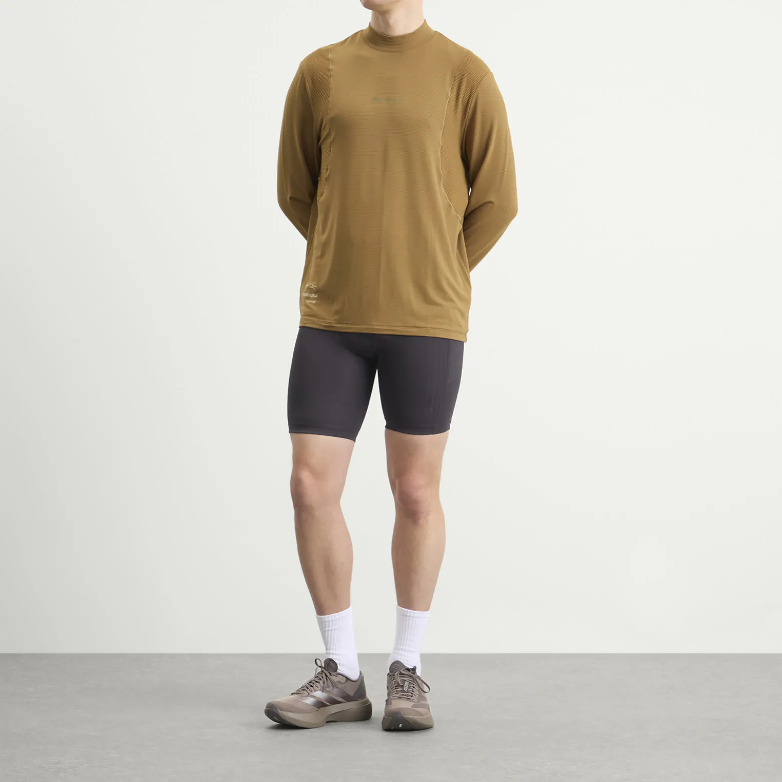 Bandit Men's Aura Grid Mockneck Long Sleeve