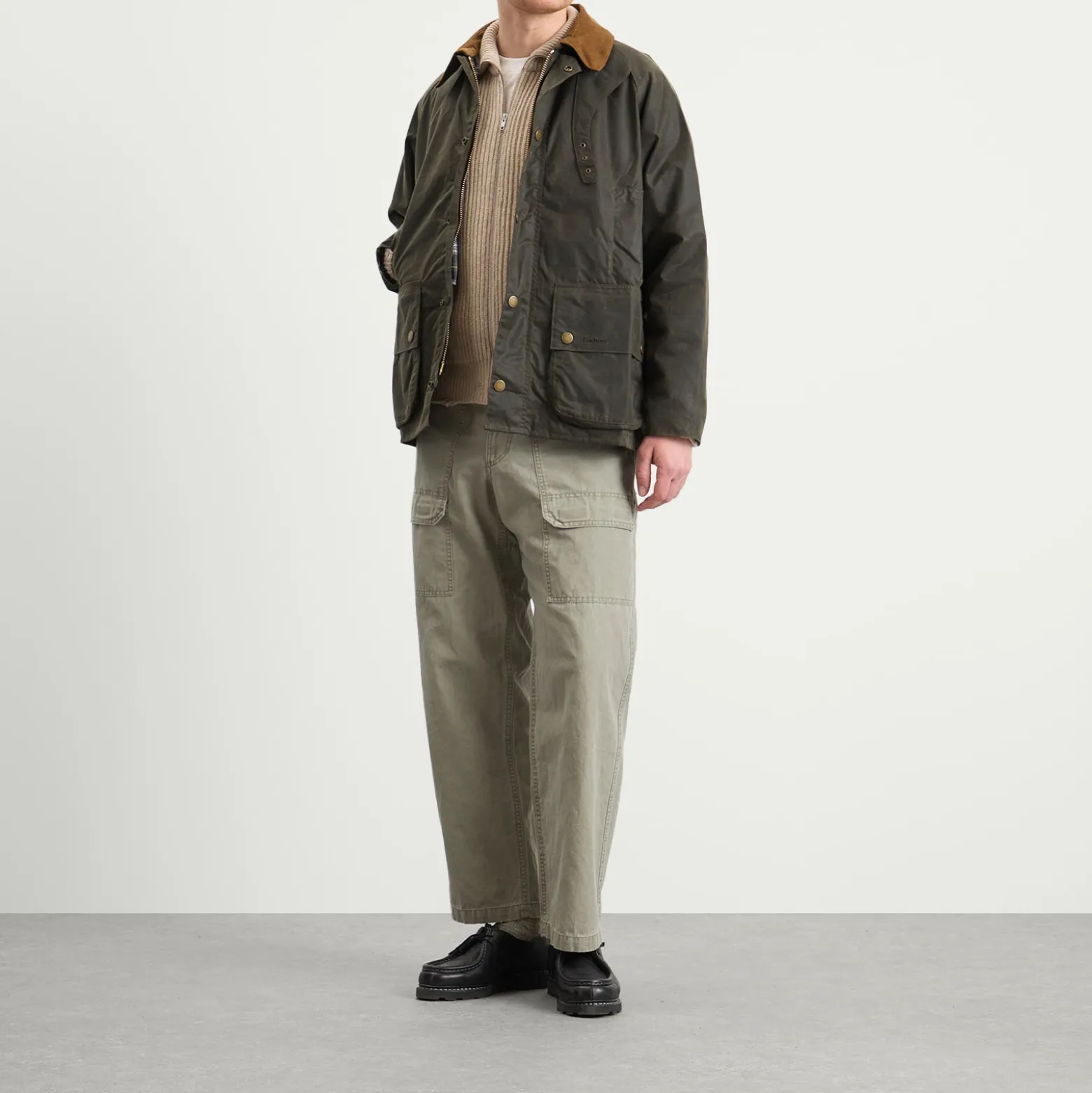 Barbour Heritage+ Modified Beaufort Spectator Wax Jacket