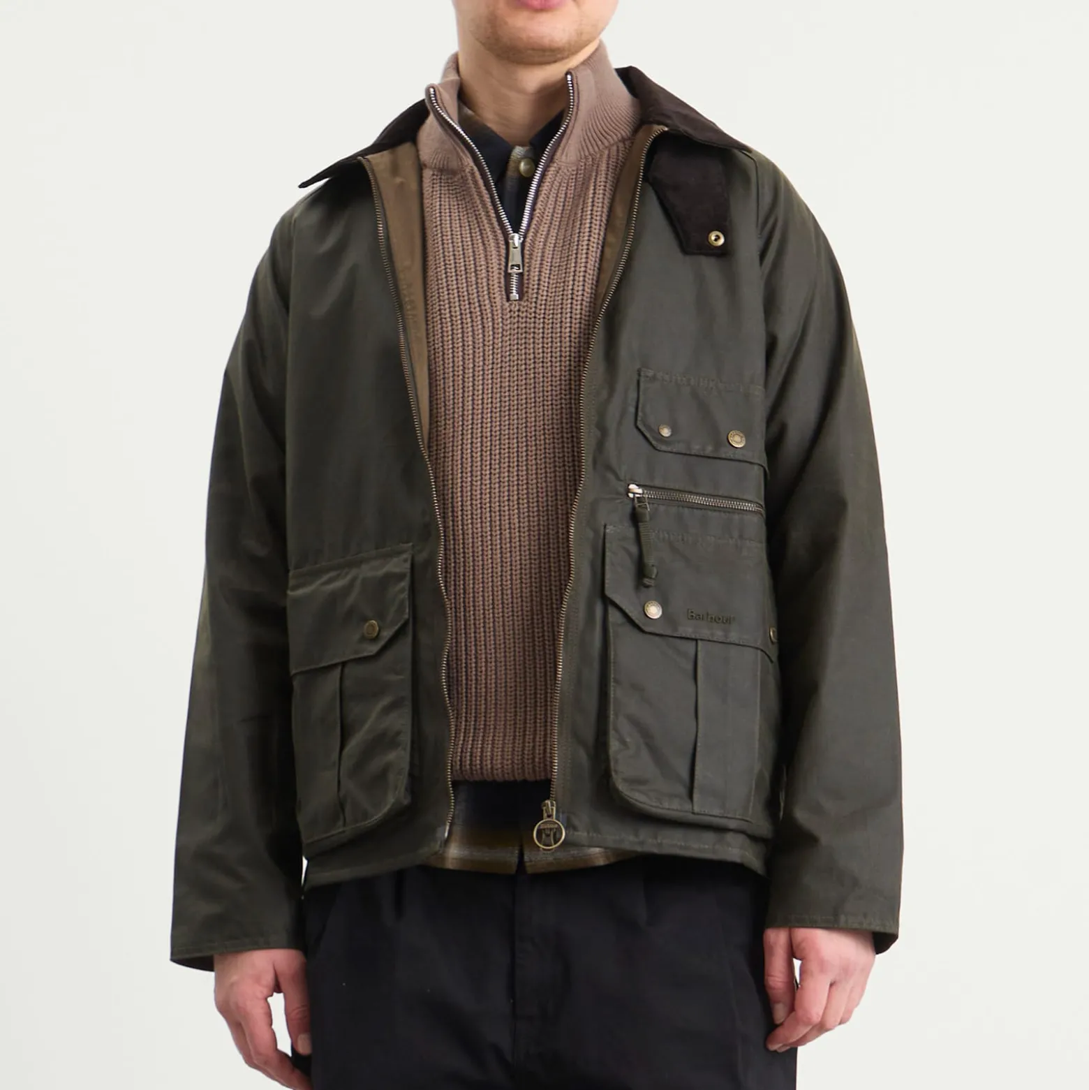 Barbour Re-Engineered Blackett Spey Wax Jacket