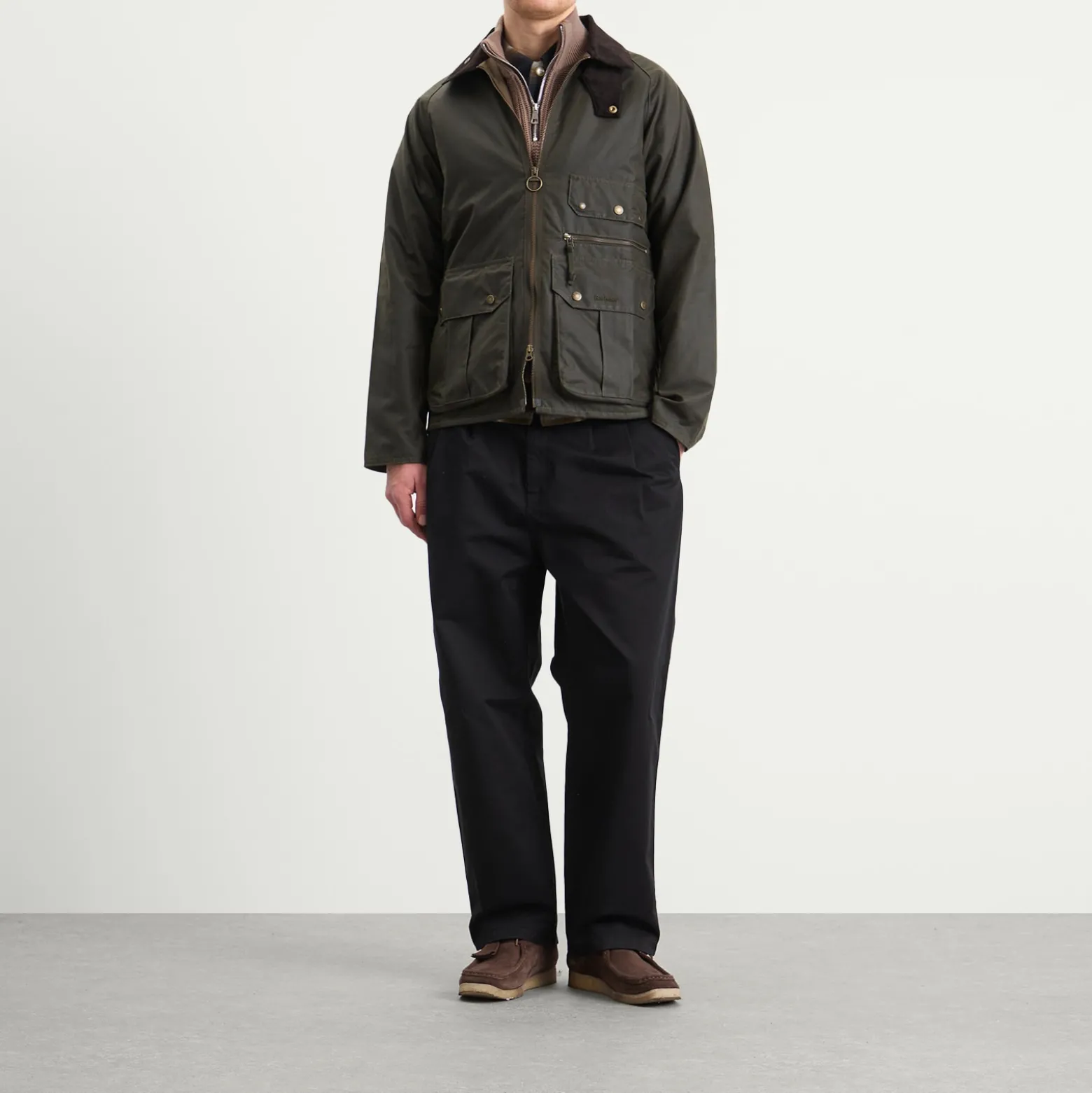 Barbour Re-Engineered Blackett Spey Wax Jacket