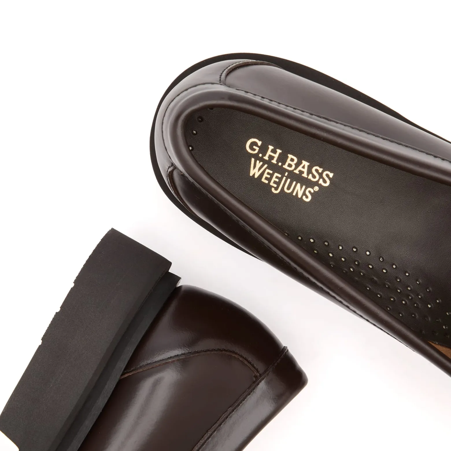 Bass Weejuns Larson Step Moc Penny Loafer