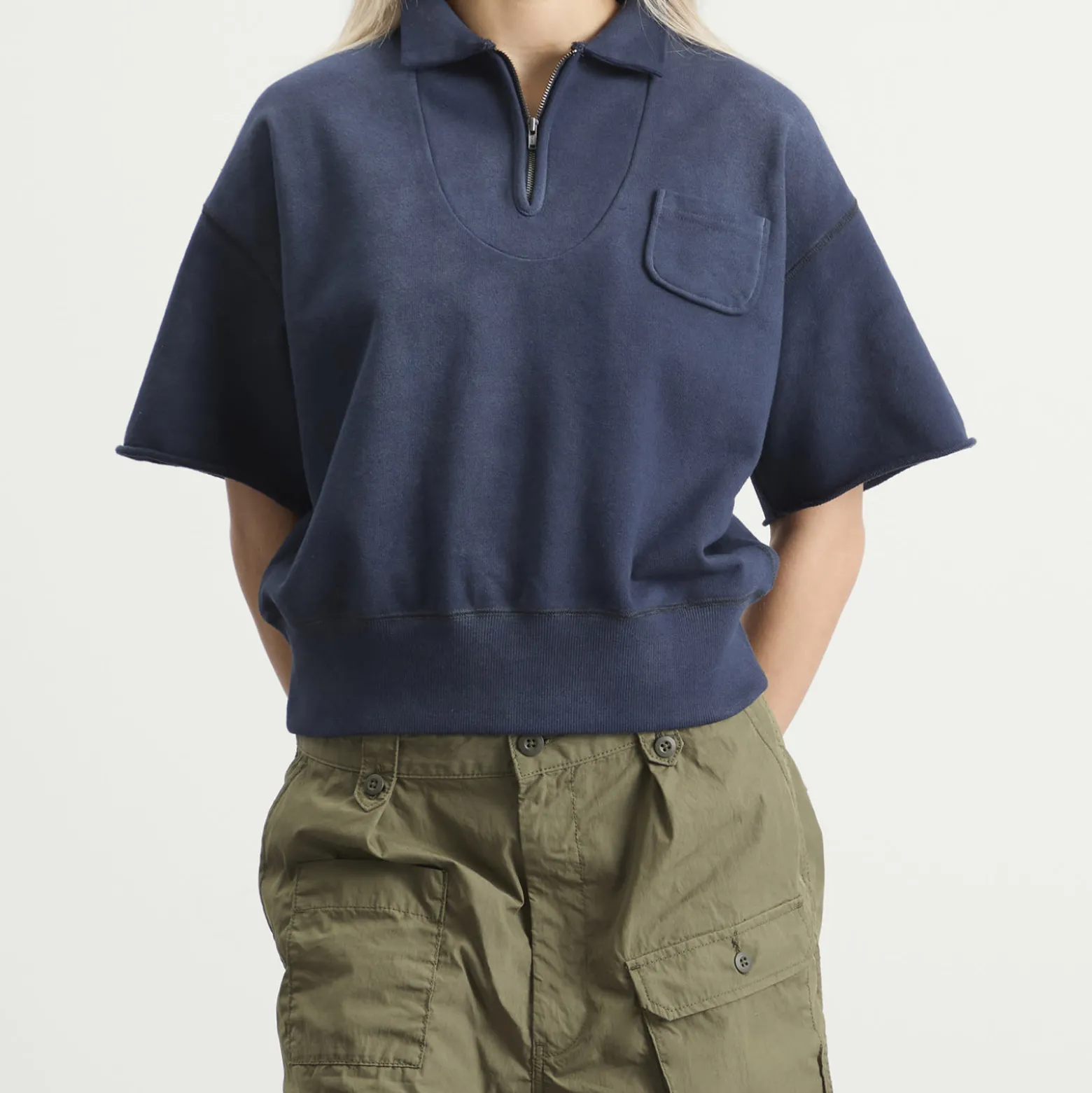 Beams Boy Half Zip Sweater