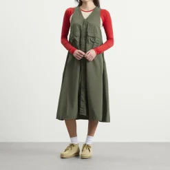 Beams Boy Nylon Midi Dress
