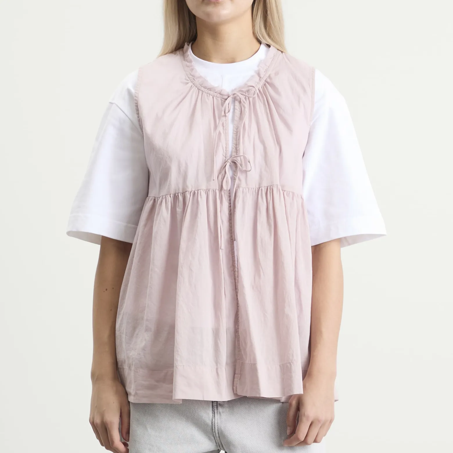 Beams Boy Reversible Gathered Vest Top