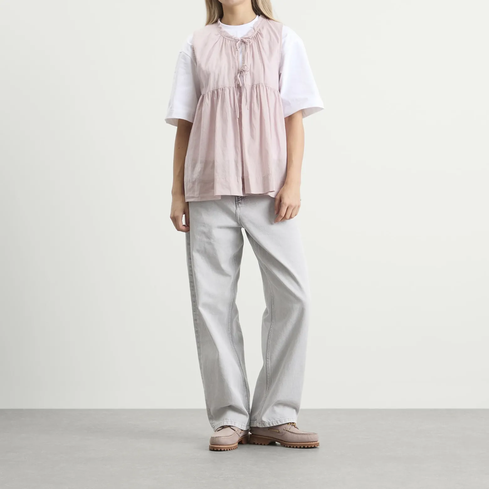 Beams Boy Reversible Gathered Vest Top