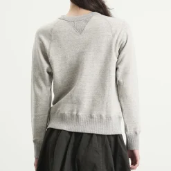 Beams Boy Rib Crewneck Sweatshirt