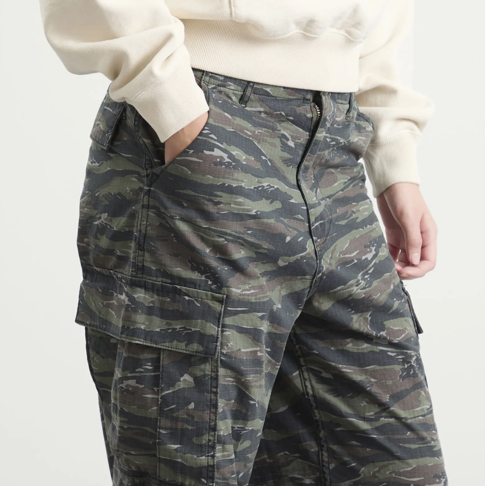 Beams Boy Ripstop Military Pants