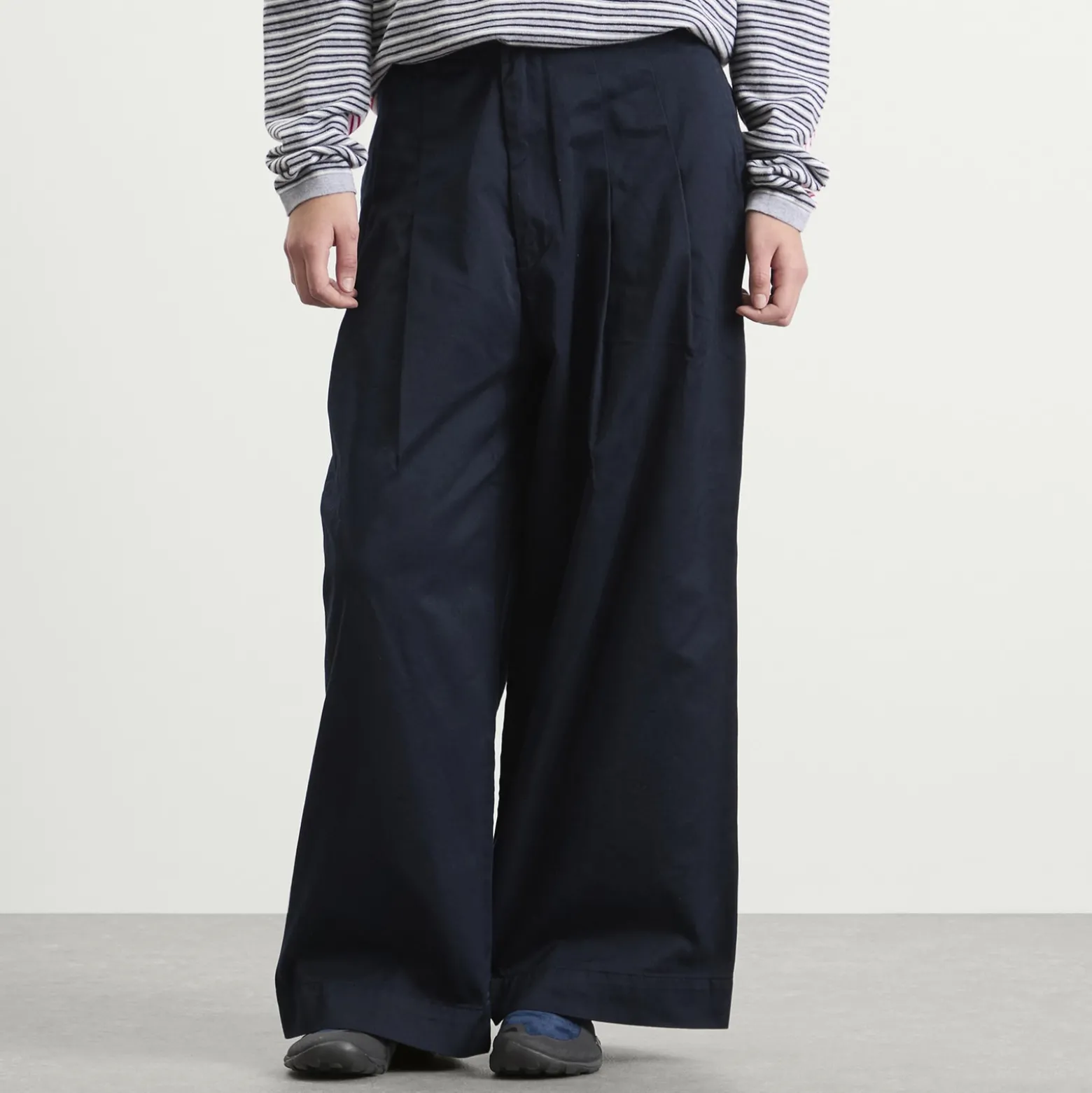 Beams Boy Wide Leg Chino Pant