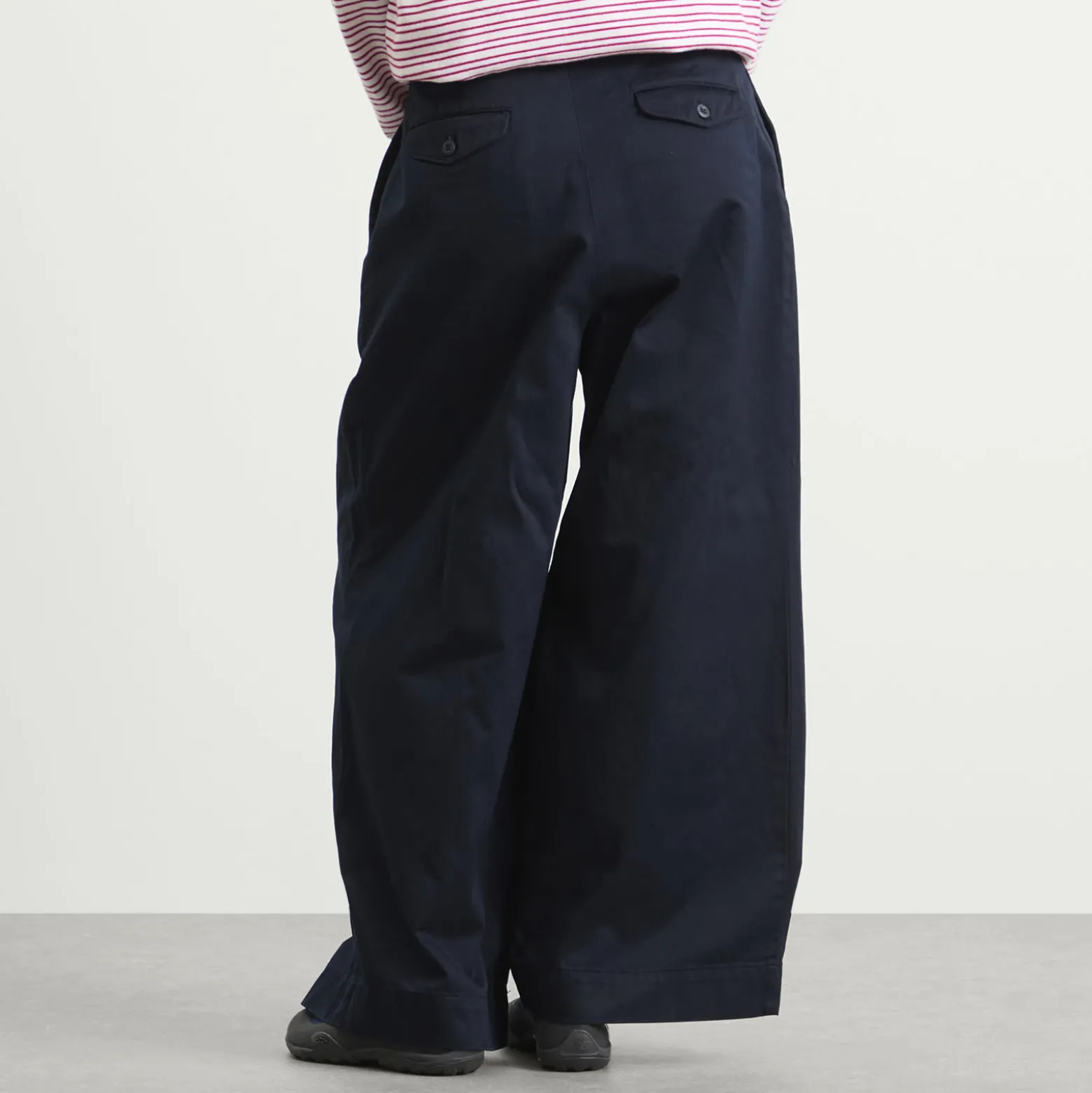 Beams Boy Wide Leg Chino Pant