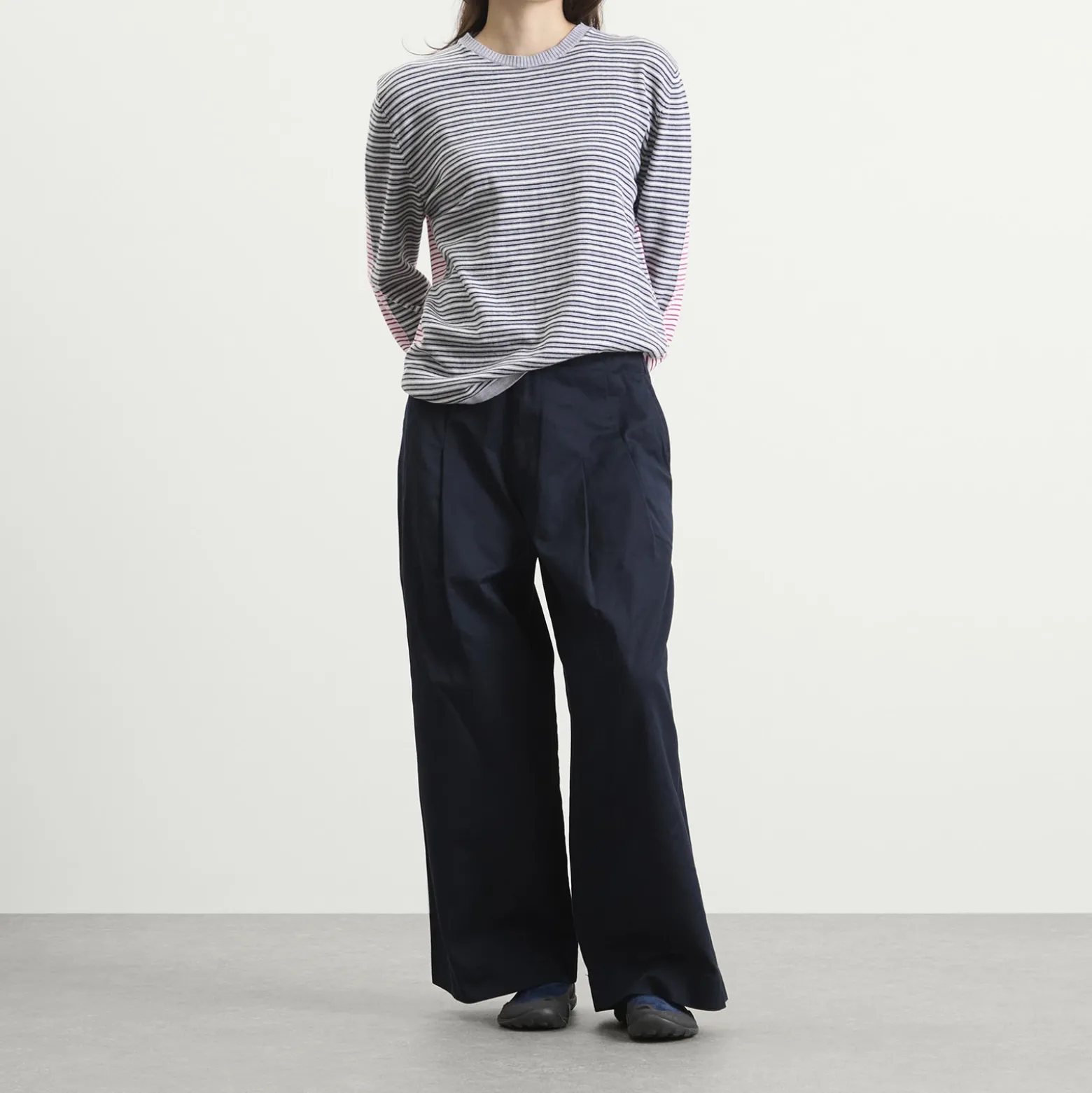 Beams Boy Wide Leg Chino Pant