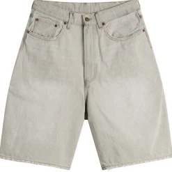 BEAMS Damage Denim Shorts