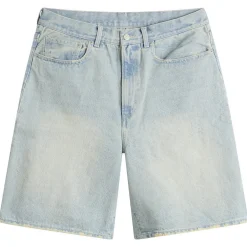 BEAMS Damage Denim Shorts