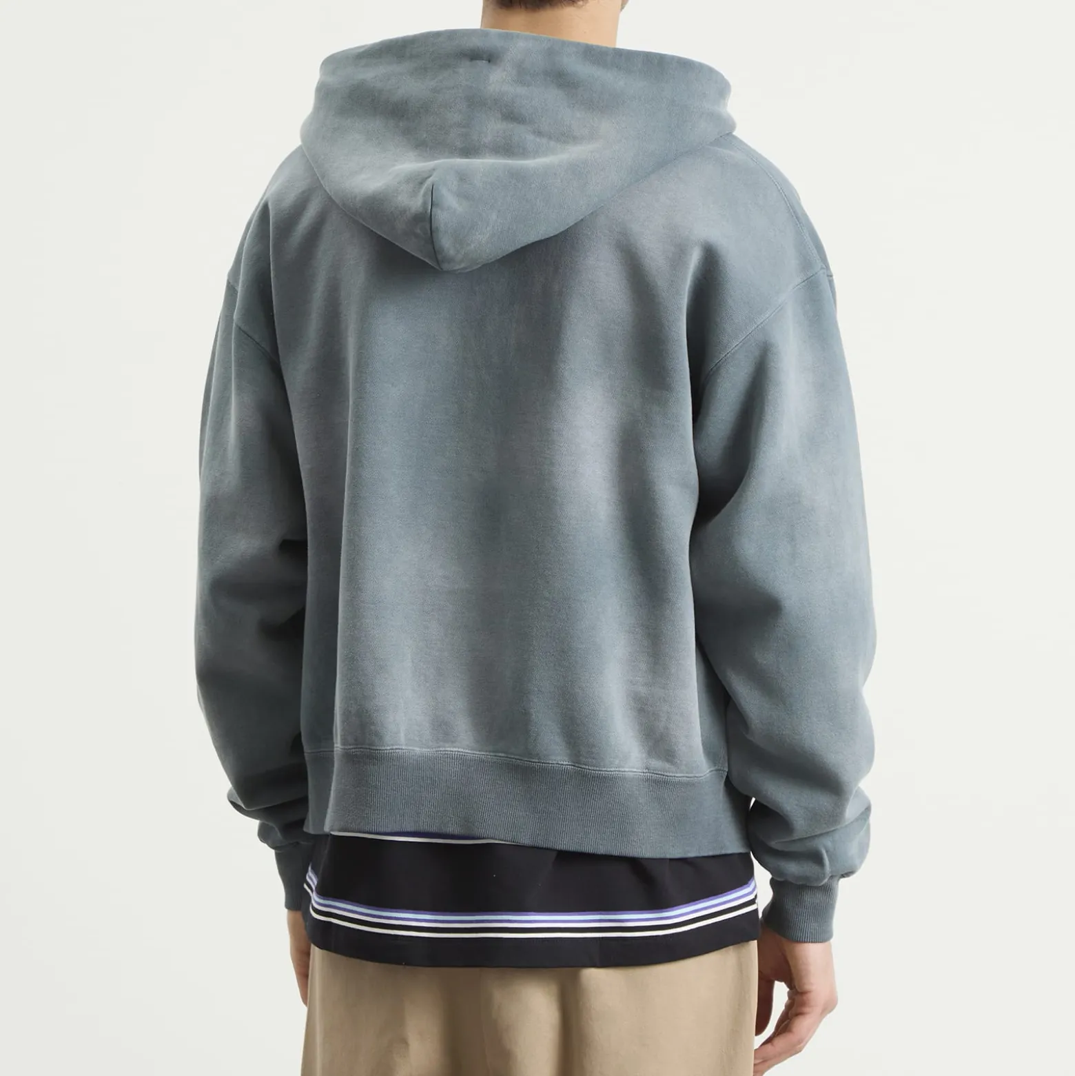 BEAMS Fade Rivet Zip Hoodie
