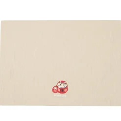 BEAMS JAPAN Embroidery Tea Mat - Daruma