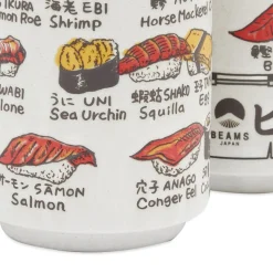 BEAMS JAPAN Fish Ceramic Cup - Set of 2