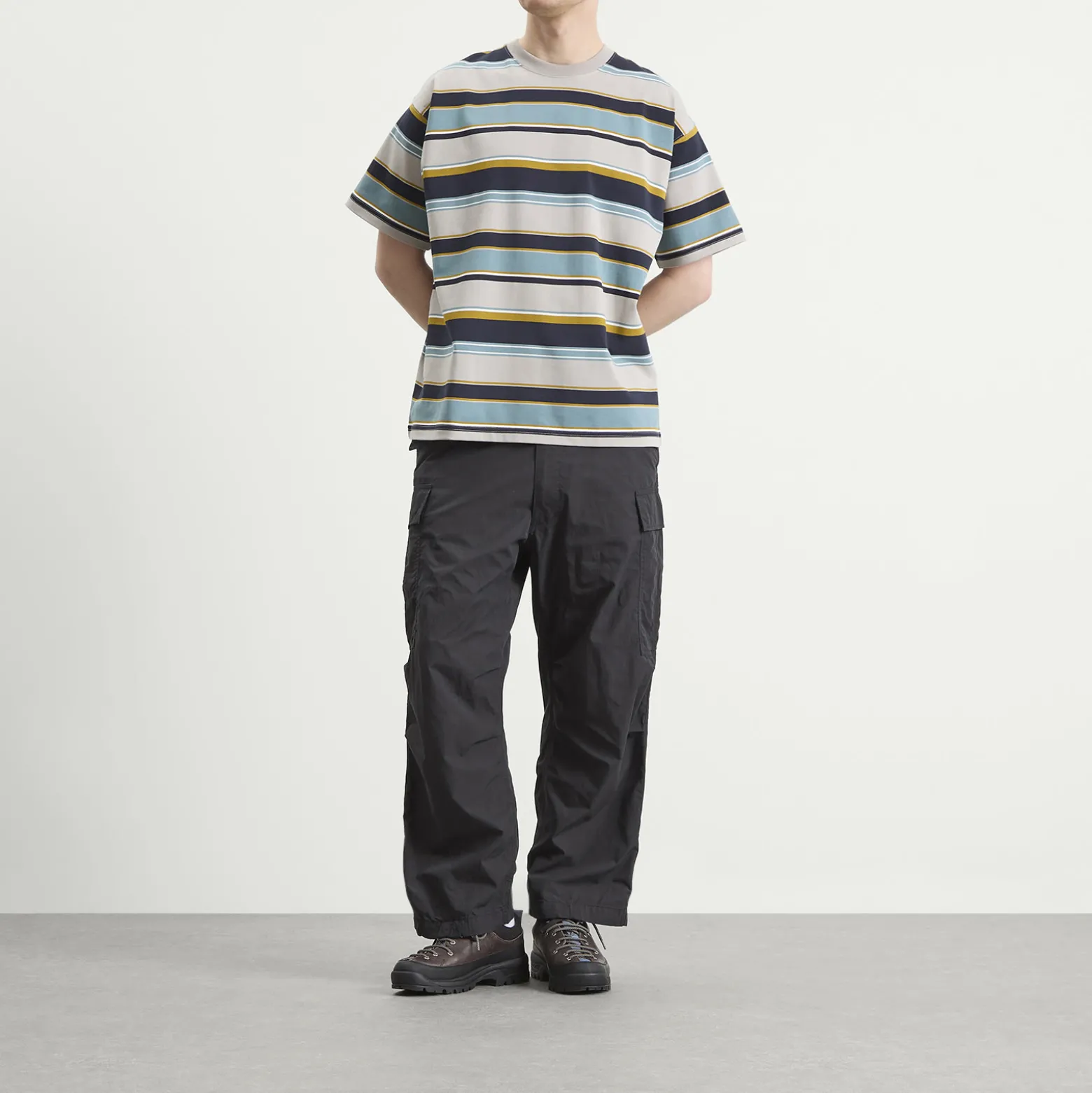 BEAMS Multi Stripe T-Shirt