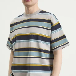 BEAMS Multi Stripe T-Shirt