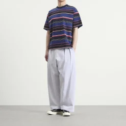 BEAMS Multi Stripe T-Shirt