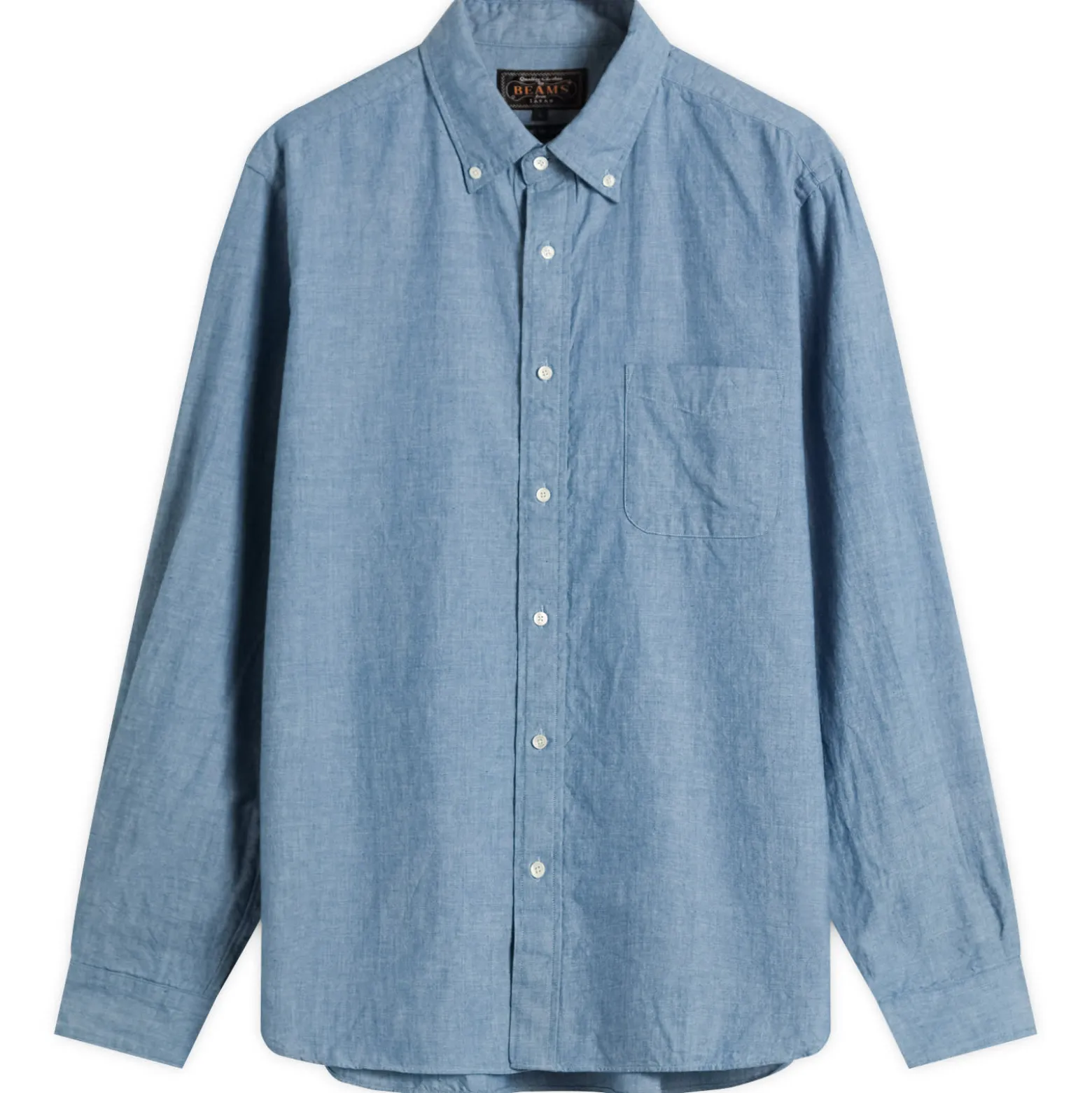 Beams Plus Button Down Chambray Shirt