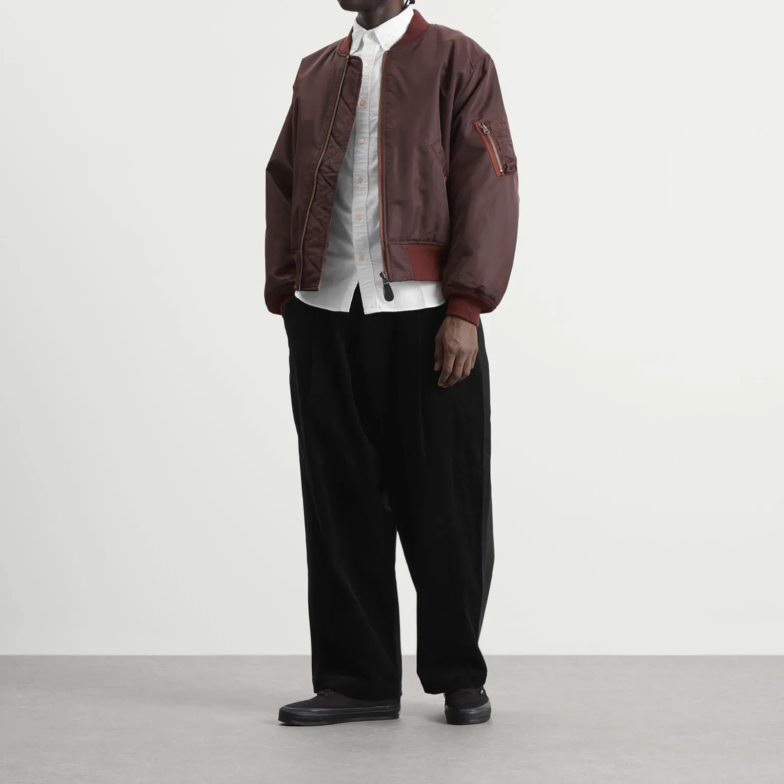 Beams Plus Button Down Short Sleeve Oxford Shirt