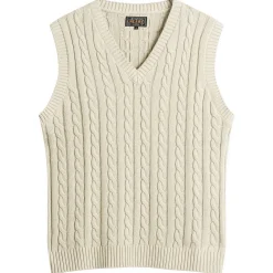 Beams Plus Cable Knit Vest