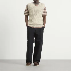 Beams Plus Cable Knit Vest