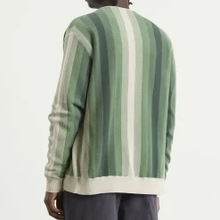 Beams Plus Multi Stripe Cardigan