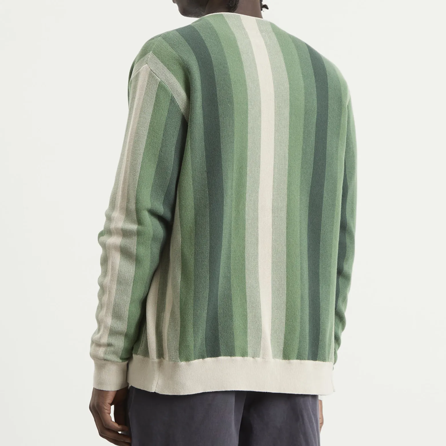 Beams Plus Multi Stripe Cardigan