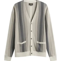 Beams Plus Multi Stripe Cardigan