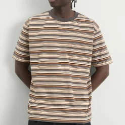 Beams Plus Multi Stripe Pocket T-Shirt