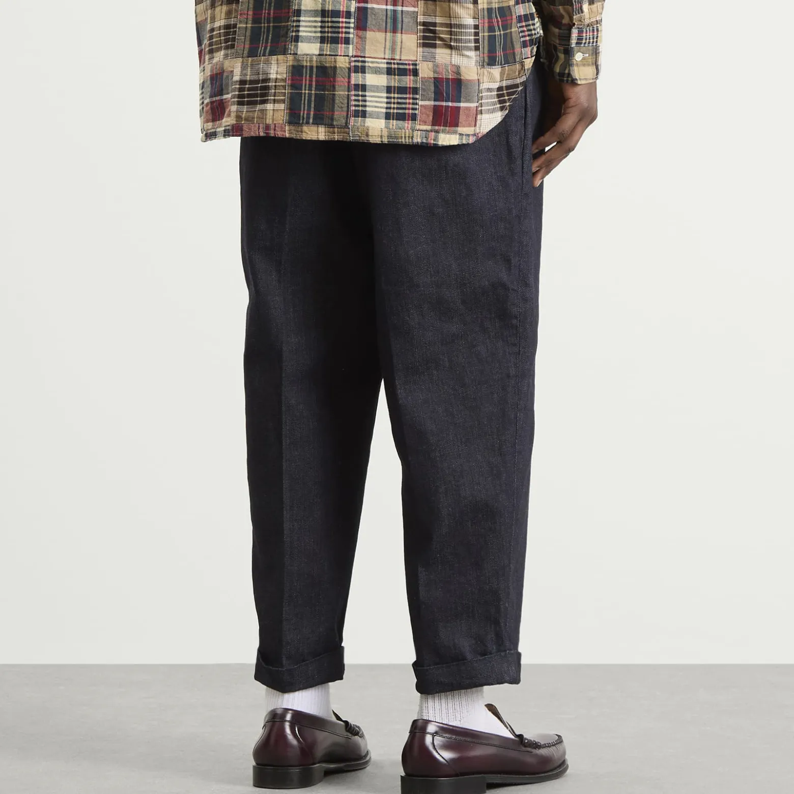 Beams Plus 2 Pleat Denim Trousers