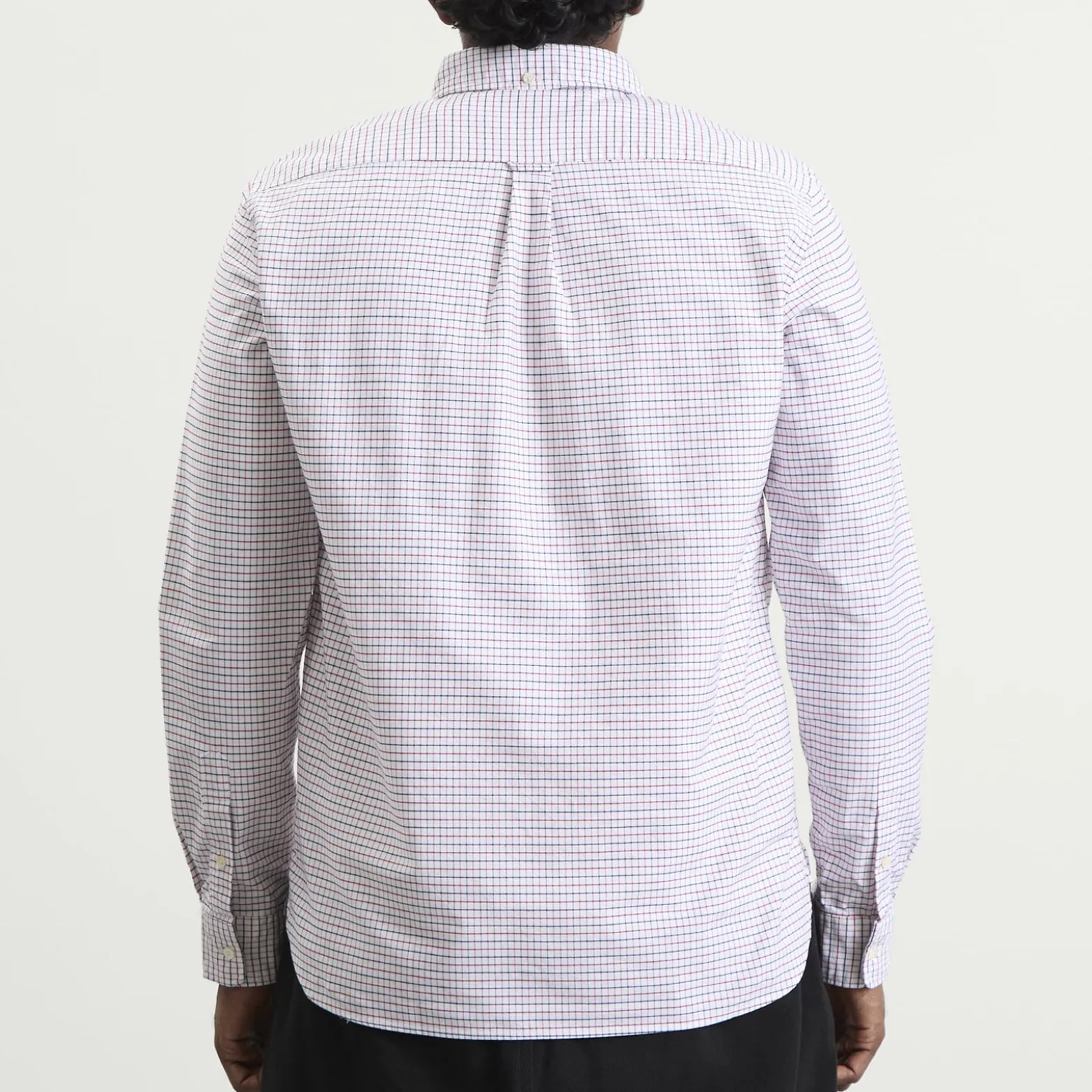 Beams Plus Tattersall Check Button Down Oxford Shirt