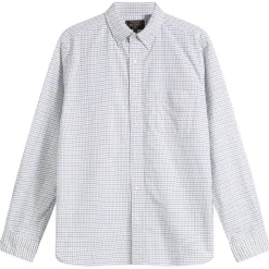 Beams Plus Tattersall Check Button Down Oxford Shirt
