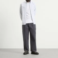 Beams Plus Tattersall Check Button Down Oxford Shirt