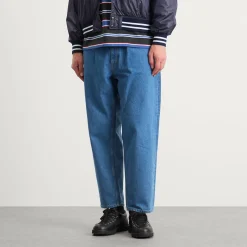 BEAMS Wide Tapered Denim Jeans