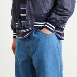 BEAMS Wide Tapered Denim Jeans