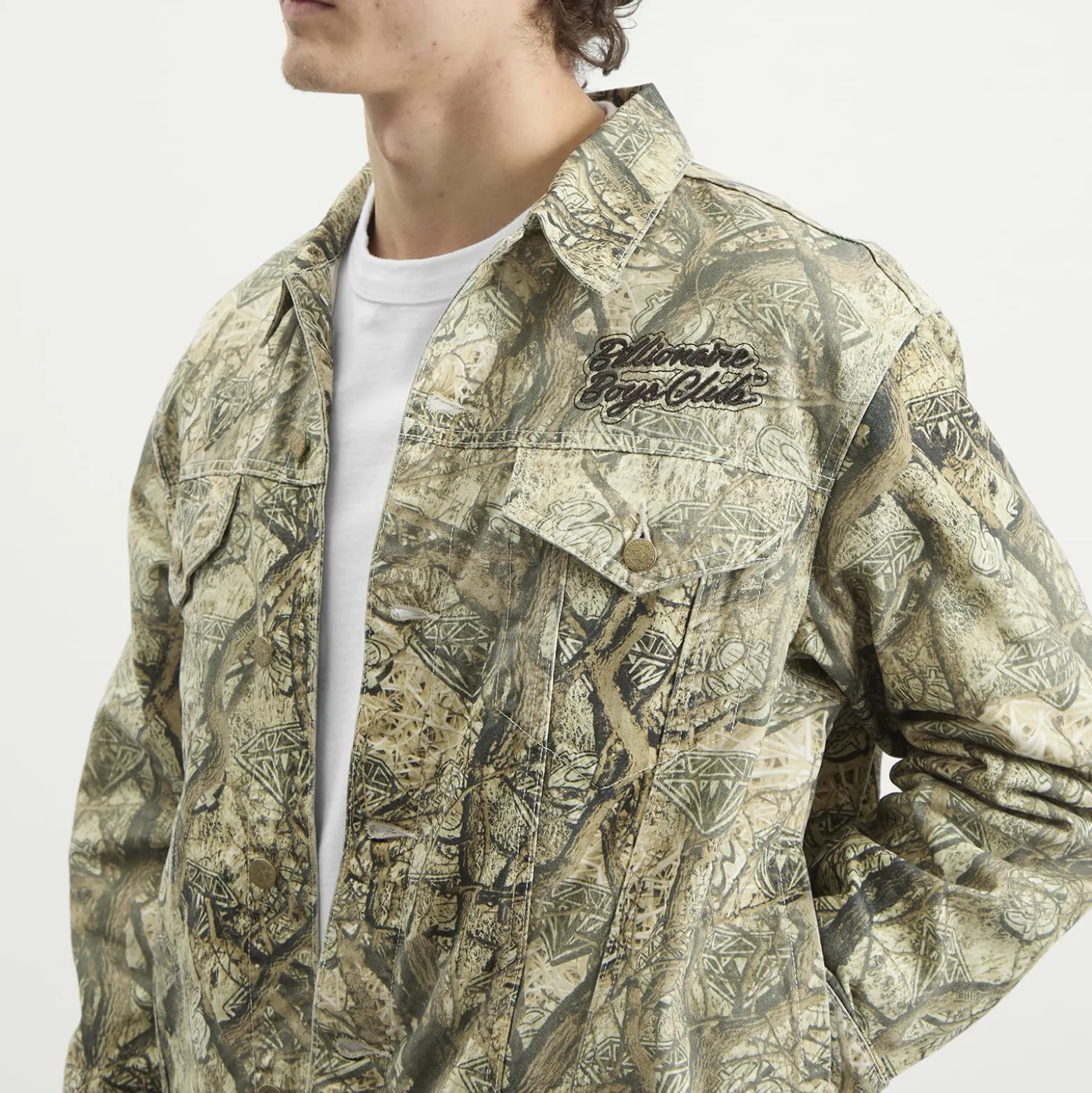 Billionaire Boys Club Diamonds & Dollars Tree Camo Trucker J