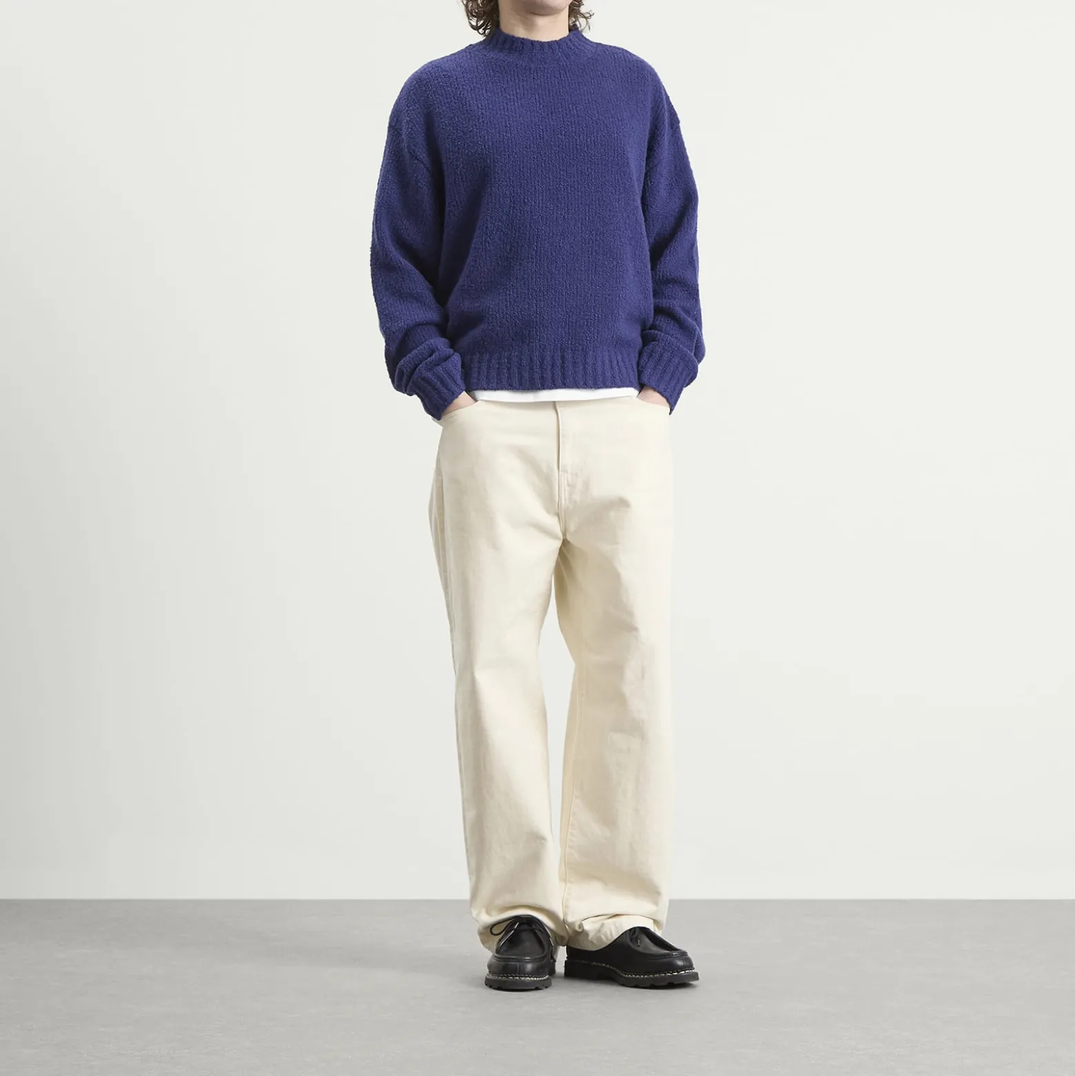 Bound Cropped Wool Jumper