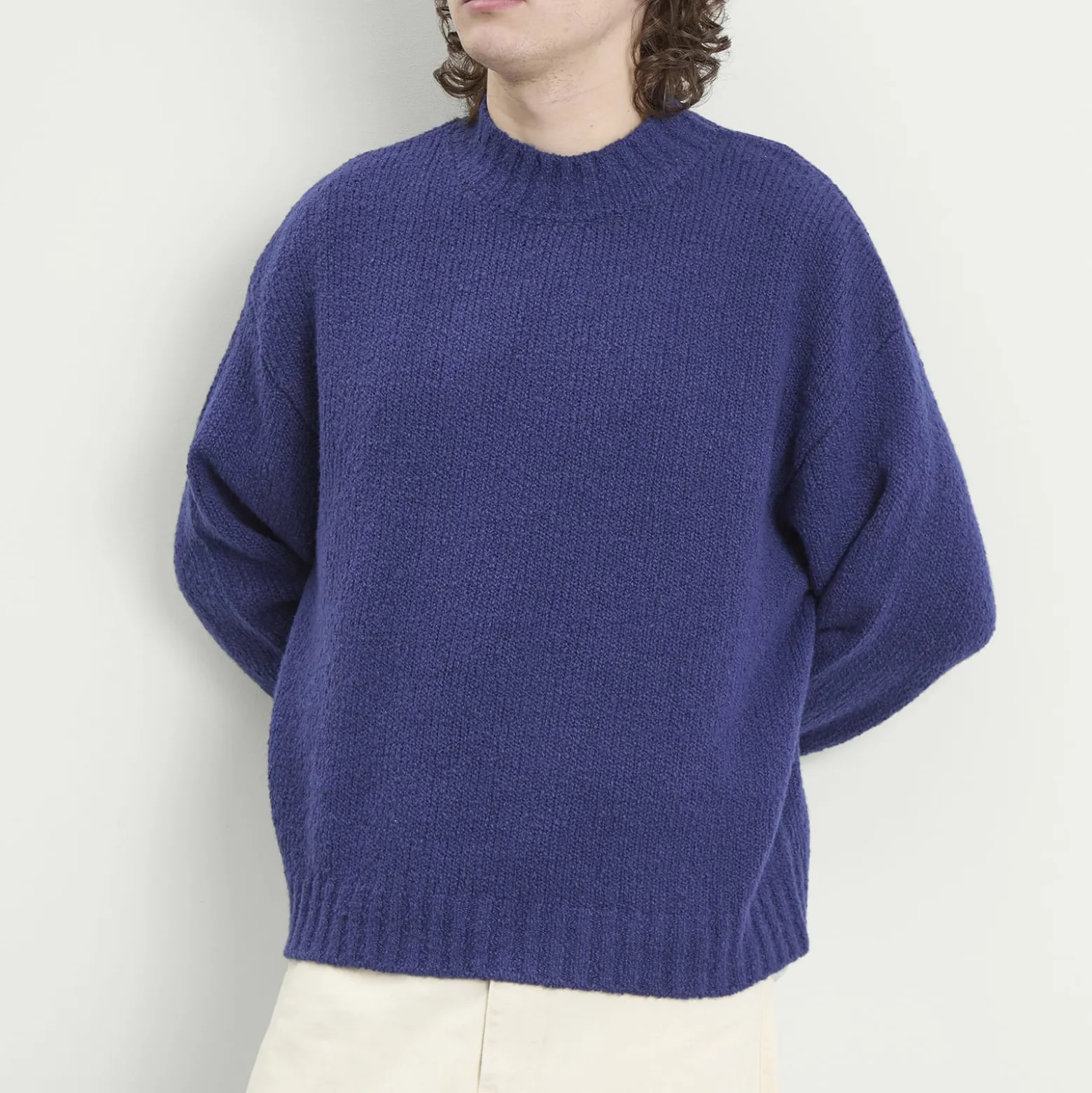 Bound Cropped Wool Jumper