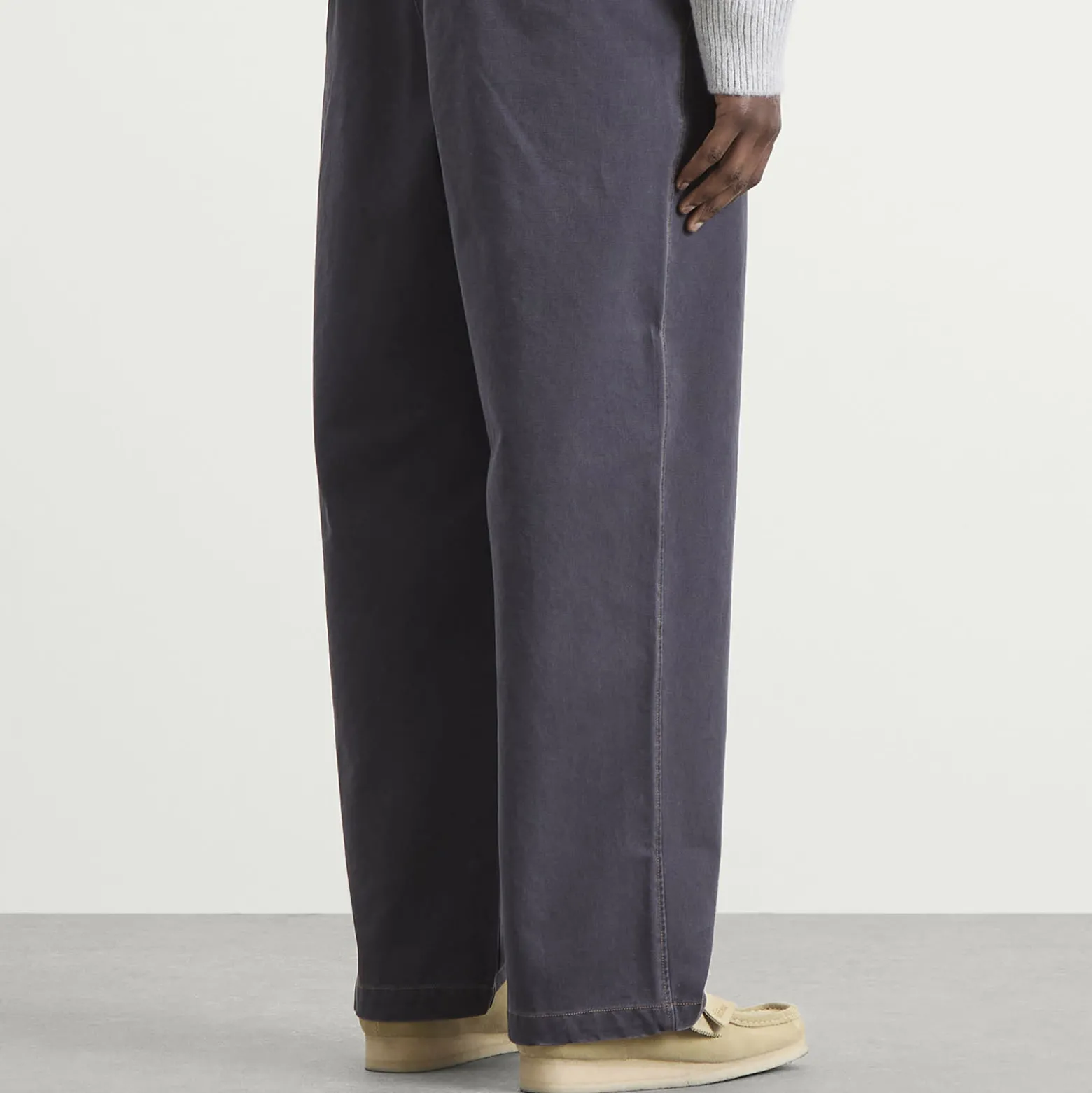 Bound Heavy Canvas Workwear Trousers