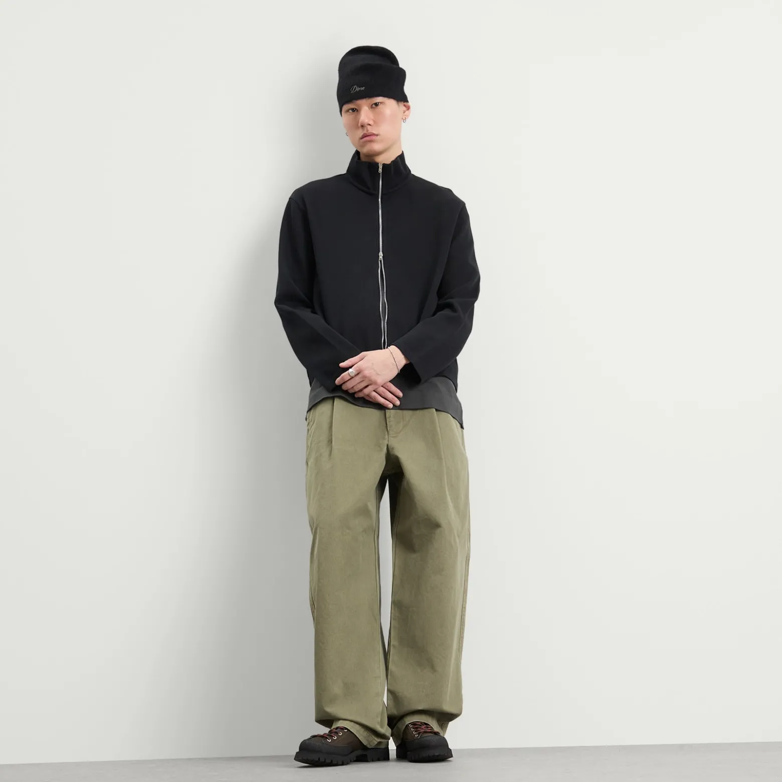 Bound Heavy Canvas Workwear Trousers