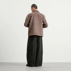 Bound Wool Button Jacket