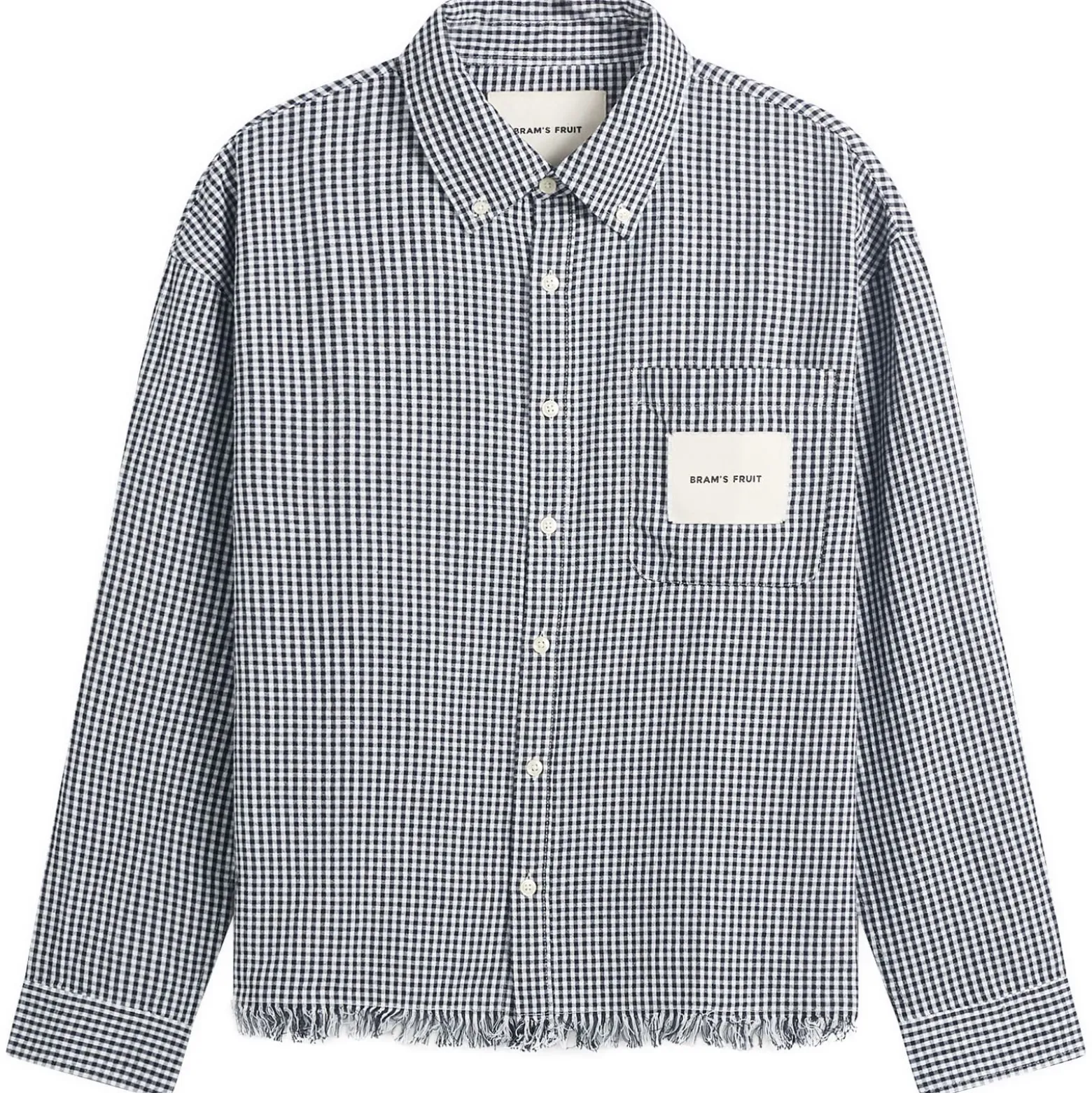 Bram's Fruit Distressed Farmer’s Shirt LS