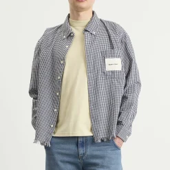 Bram's Fruit Distressed Farmer’s Shirt LS