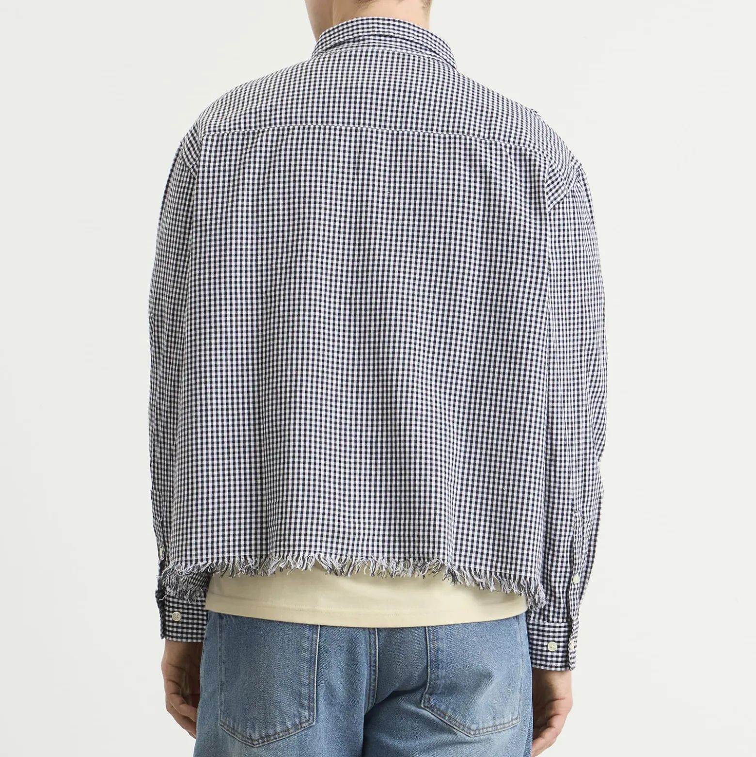 Bram's Fruit Distressed Farmer’s Shirt LS